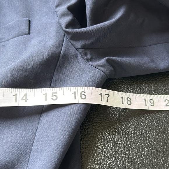 J Crew BI Sretch Blazer Italian Wool B3231 Tollegno 1900 Navy Blue Jacket Sz 6 - Picture 14 of 15